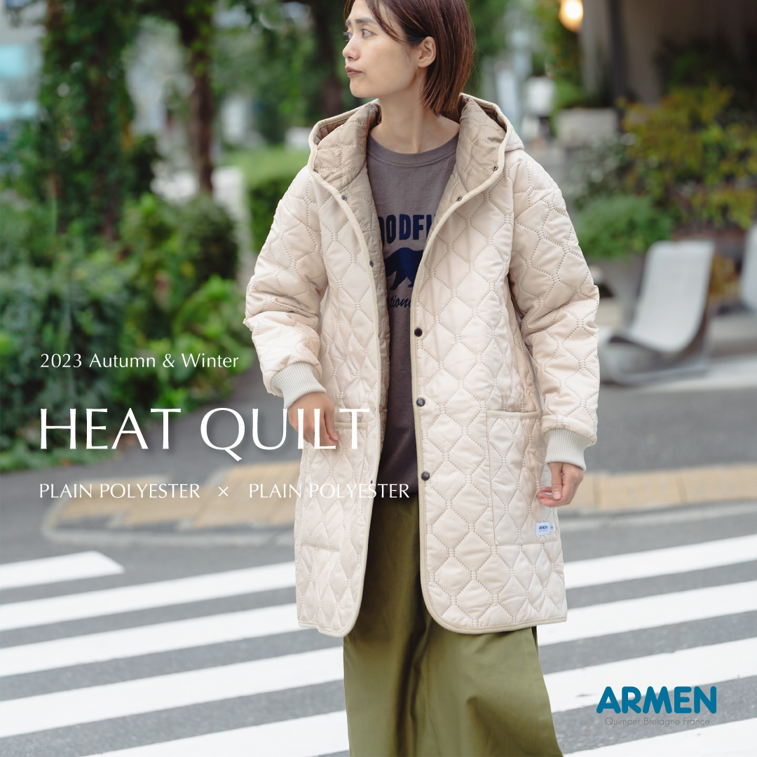 今年も登場【ARMEN HEAT QUILT series】JACKET&COAT,Narumi Trading