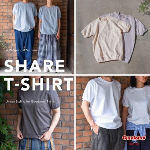  SHARE T-SHIRTS by Goodwear