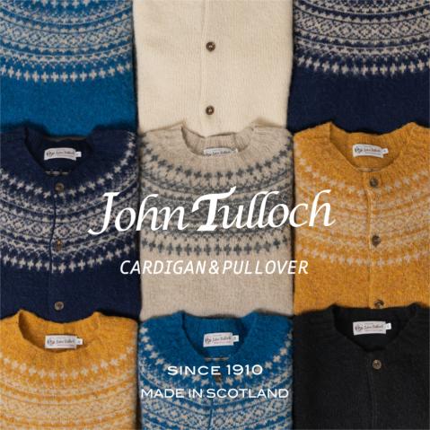 大人レトロなノルディック柄ニット "John Tulloch"