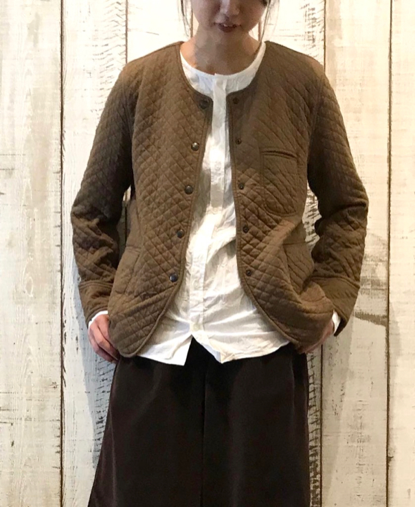 ARMEN 〜COTTON QUILT NO COLLAR JACKET〜,Narumi Trading