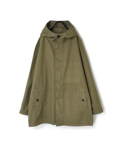 NHT2311BC (コート) MEDIUM WEIGHT COTTON TWILL OVERDYE HOODED COAT│