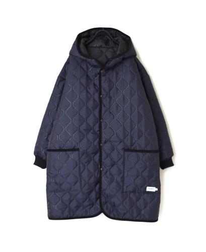 NAM2352PP (コート) POLY×POLY HEAT QUILT OVERSIZED MID-LENGTH