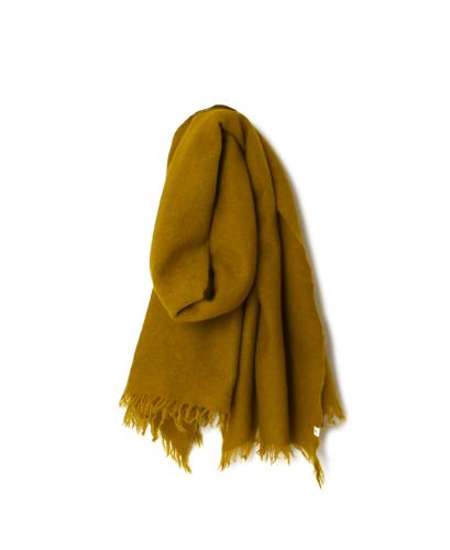 NSL17601 (ストール) MELANGE BOILED WOOL PLAIN STOLE│