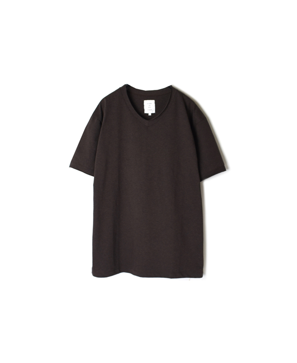 FMDSH1702 (Tシャツ) CUT OFF V-NECK T-SHIRT