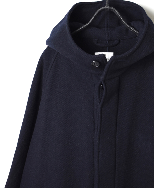 NHT1752WPR (コート) WOOL HOODED COAT