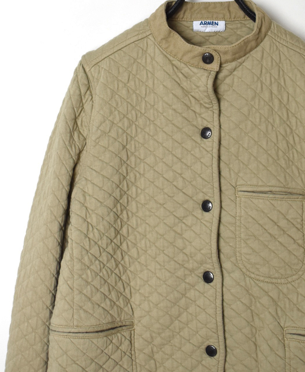 NAM2101 (ジャケット) COTTON QUILT STAND COLLAR JACKET