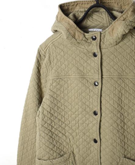 NAM0555 (ジャケット) COTTON QUILT HOODED JACKET