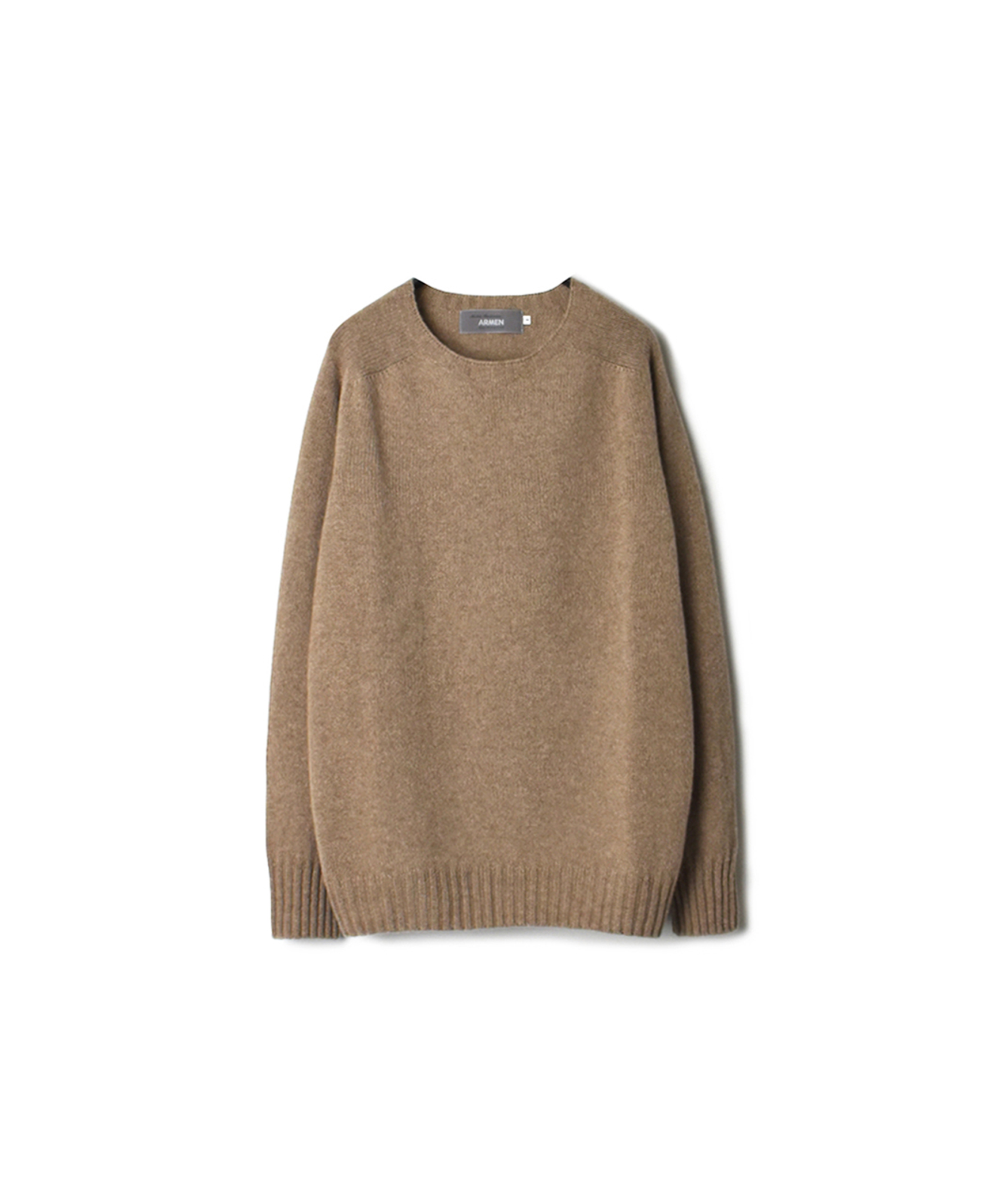 JNAMP1451 (ニット) GEELONG LAMBSWOOL CREW NECK SADDLE SHOULDER P/O