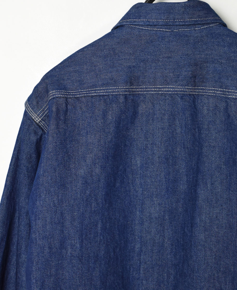 GNAM2251 (シャツ) WASHED DENIM REGULAR COLLAR SHIRT