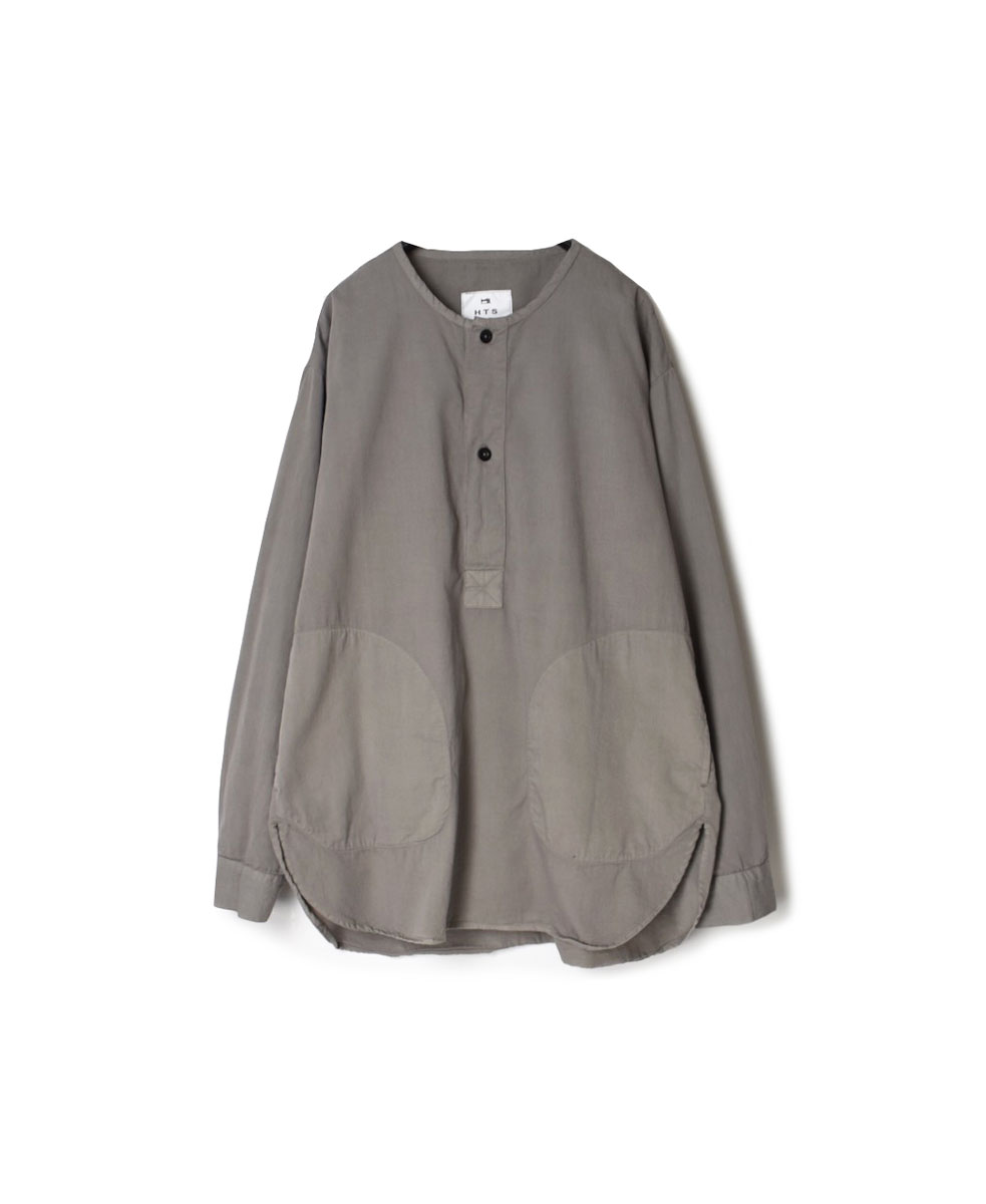 INHT2203CT (シャツ) 30’S COTTON TWILL OVERDYE HENLY NECK SHIRT