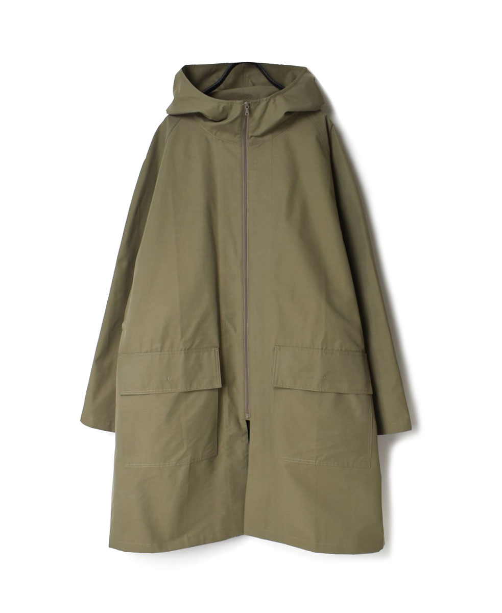 NHT2171CN (コート) COTTON / NYLON HOODED COAT (NO LINING)