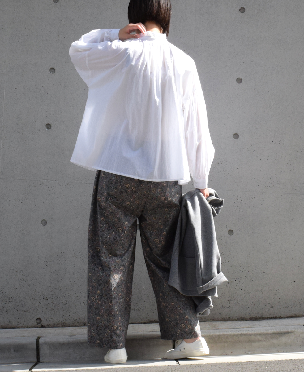 NSL22561 (シャツ) 60'S CAMBRIC PLAIN FRILL COLLAR SHIRT