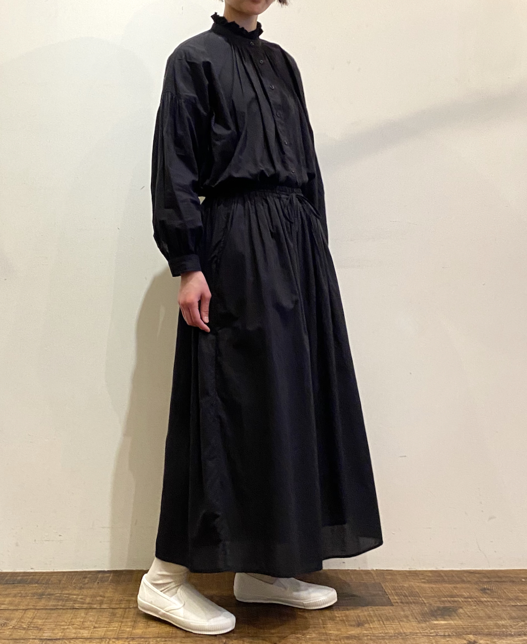 NSL22561 (シャツ) 60'S CAMBRIC PLAIN FRILL COLLAR SHIRT