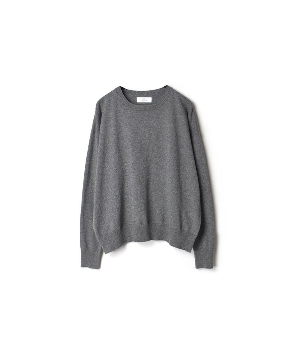 GNSL22732 (ニット) COTTON WOOL CASHMERE CREW-NECK PULLOVER