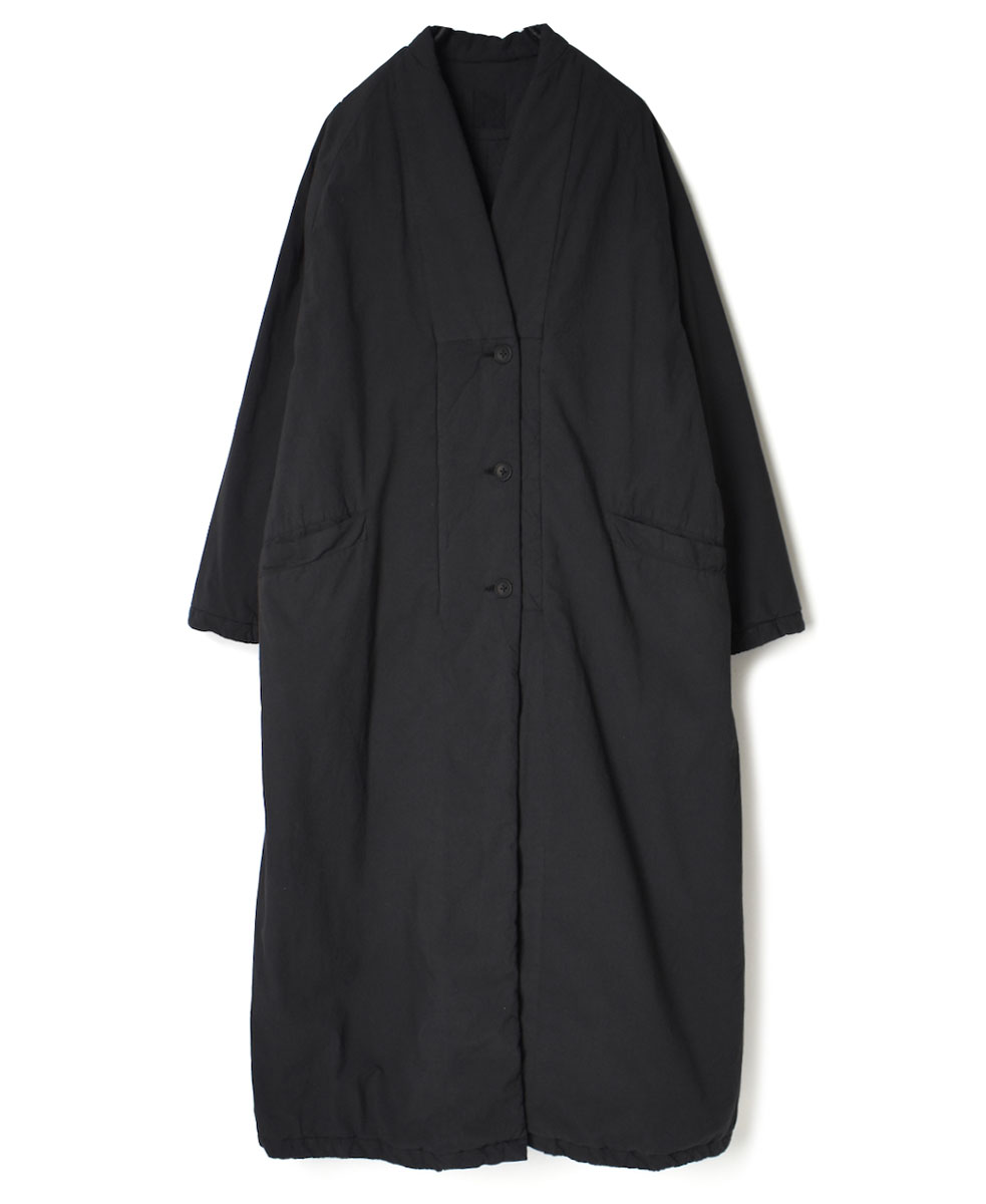 NMDS22521D (コート) 40’S POPLIN QUILTED LINING (OVER DYE) V-COLLAR COAT