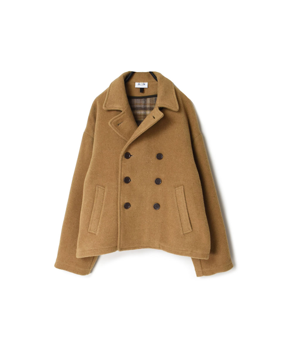 PNAM2251 (コート) MELTON DOUBLE FACE OVER-SIZED PEA COAT