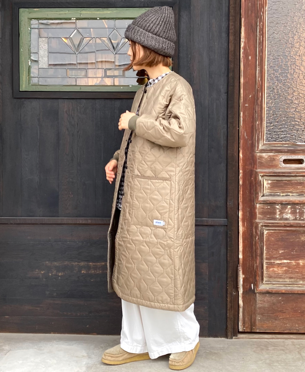 INAM2251PD (パンツ) 40'S POPLIN GATHERED EASY PANTS