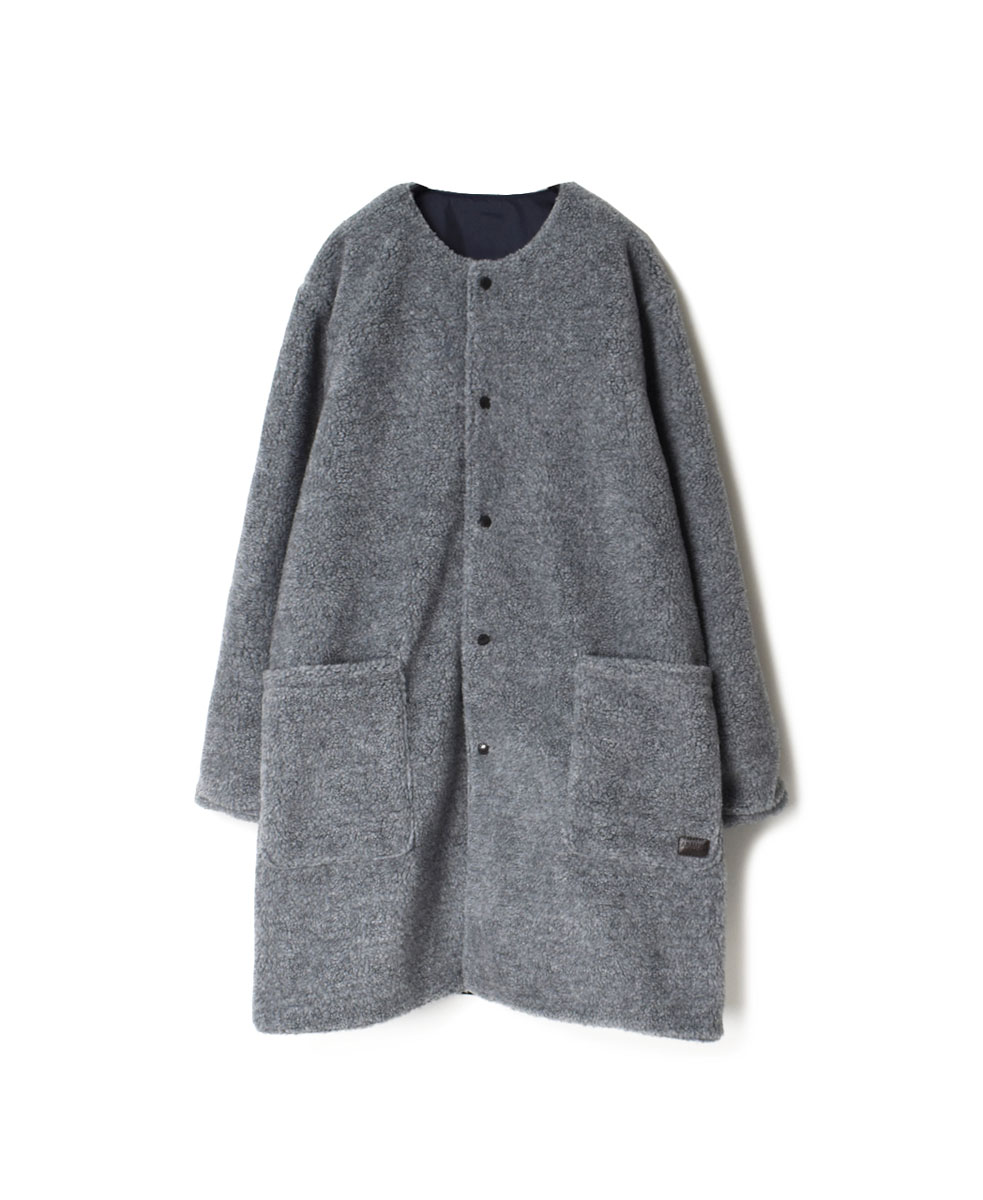 NAM2263Y (コート) FLEECE / NYLON NO COLLAR COAT