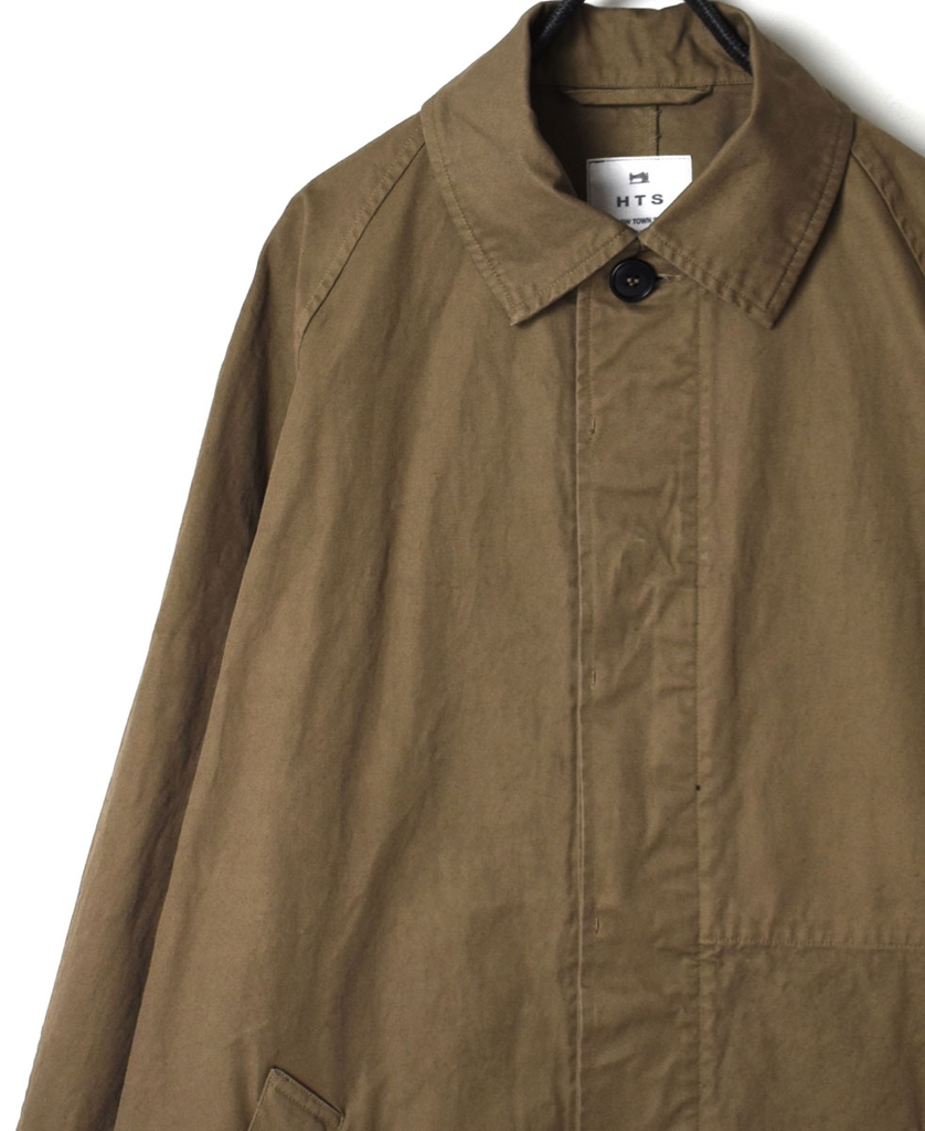 NHT2051DT (コート) HEAVY WEIGHT COTTON TWILL OVERDYE BALMACAAN COAT LONG LENGTH