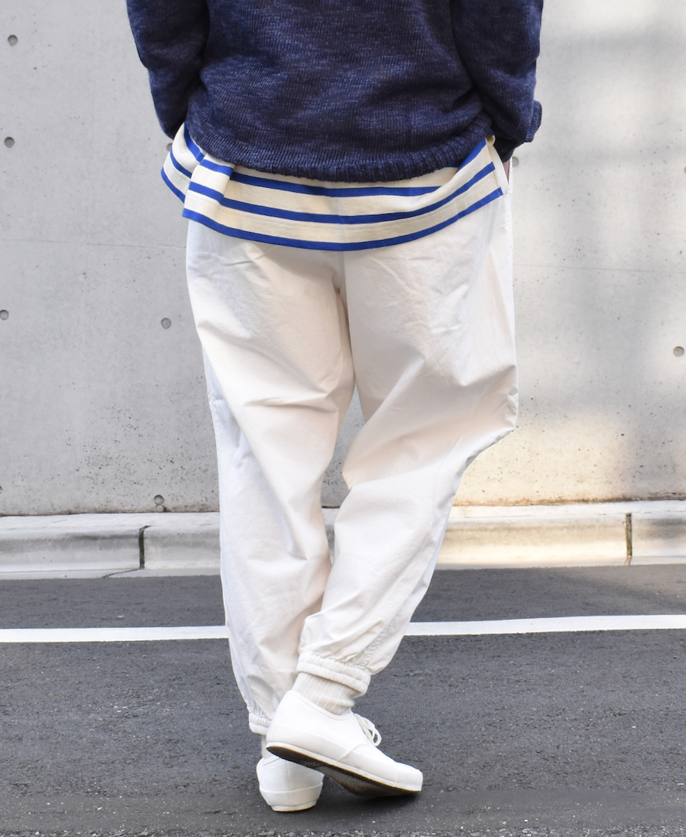 NVL2011PD (パンツ) 40'S POPLIN OVERDYED EASY PANTS│