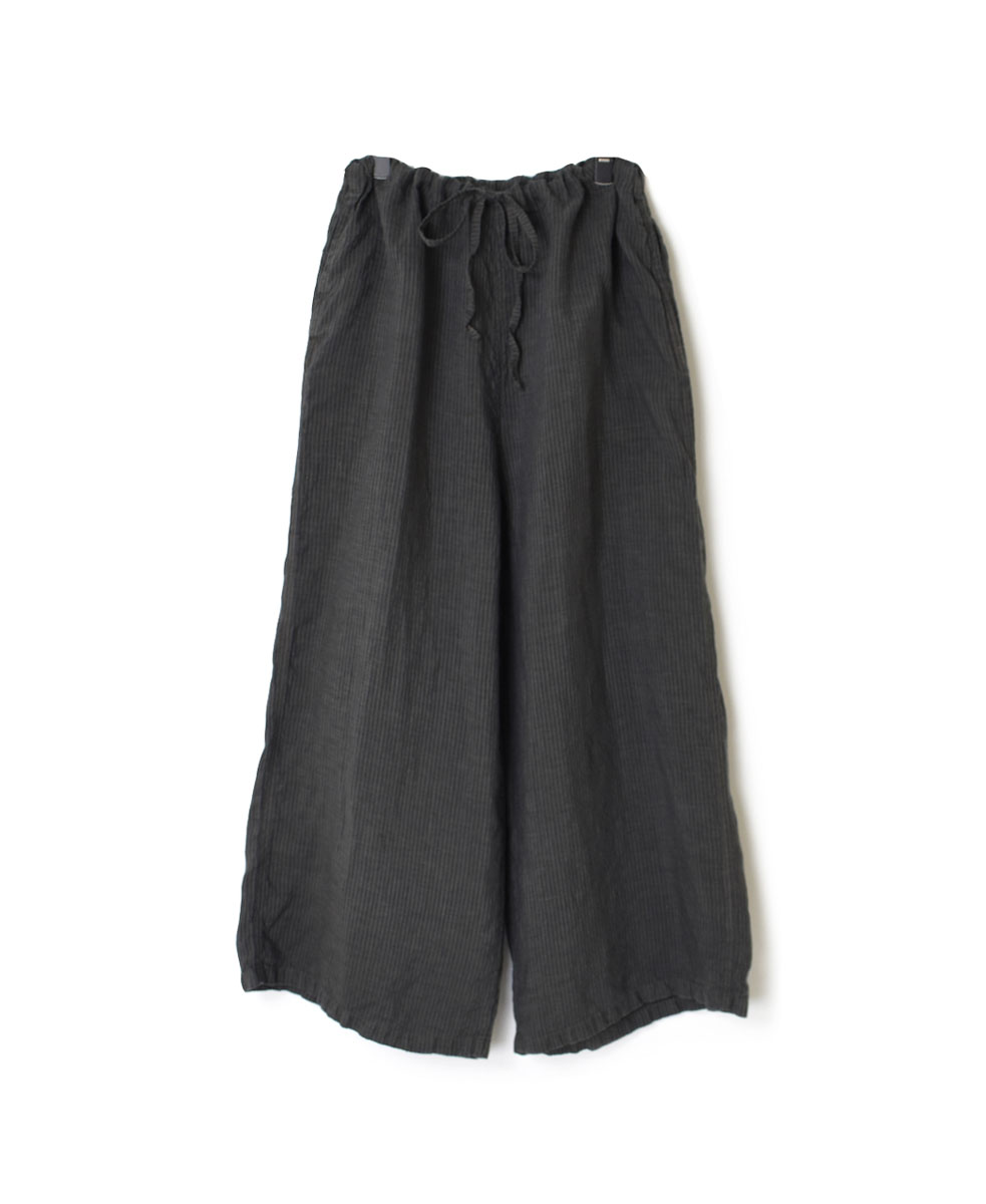 LNHT1713LS (パンツ) LINEN STRIPE EASY PANTS