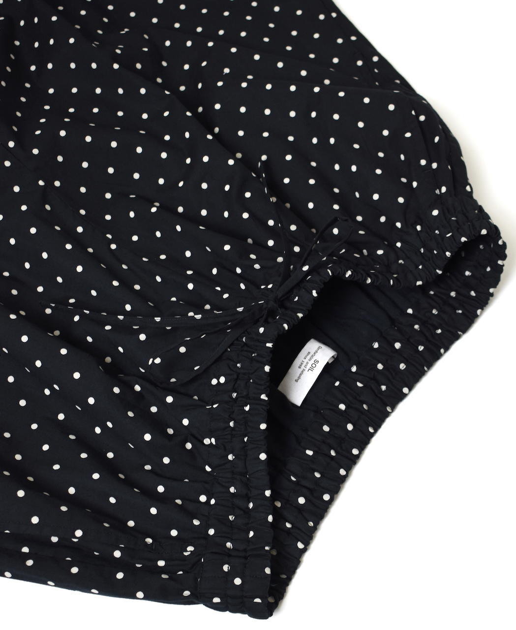 NSL22536 (パンツ) 40s POPLIN DOT PRINT WIDE EASY PANTS