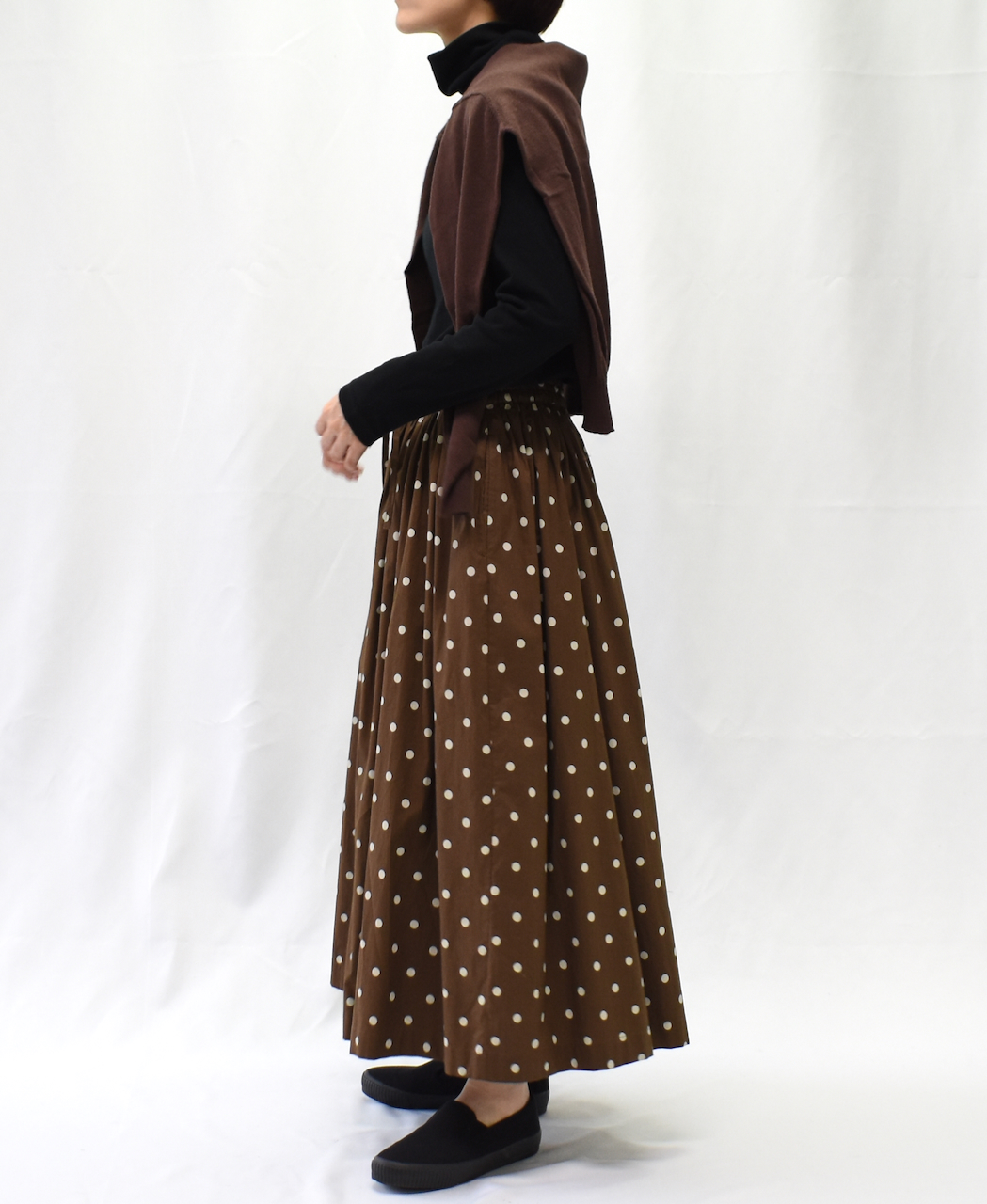 NSL22535 (キュロット) 40'S POPLIN DOT PRINT CULOTTES