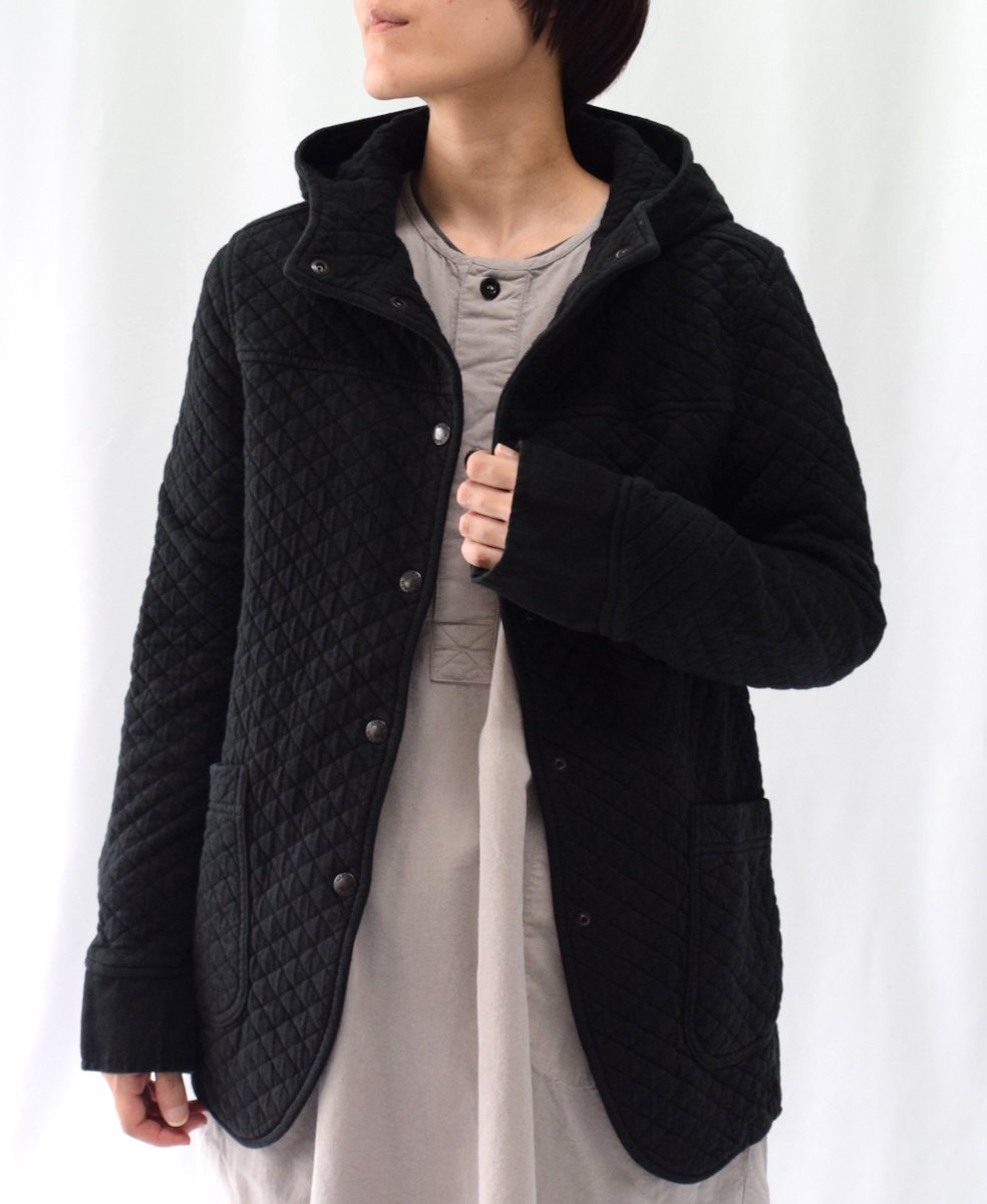 NAM0555 (ジャケット) COTTON QUILT HOODED JACKET