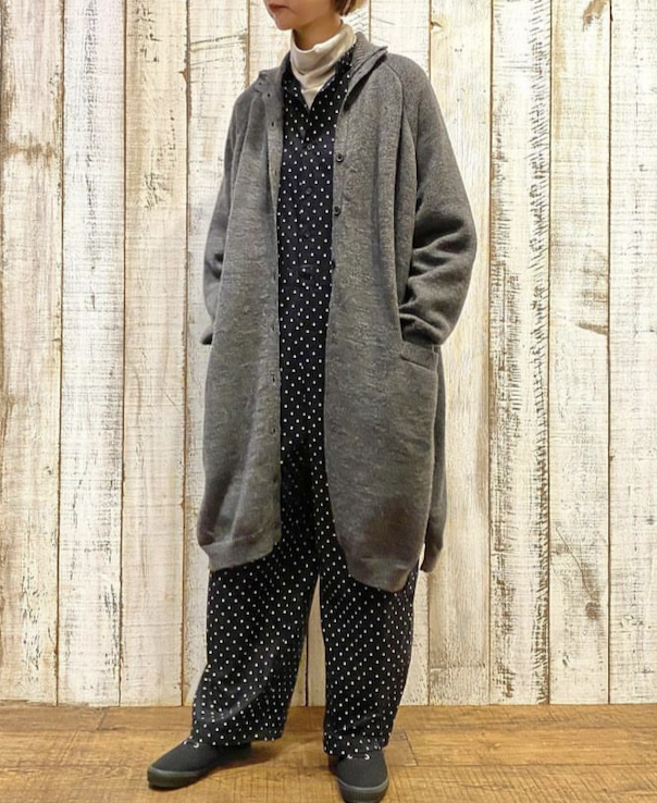 NSL22534 (オーバーオール) 40'S POPLIN DOT PRINT BAND COLLAR OVERALLS