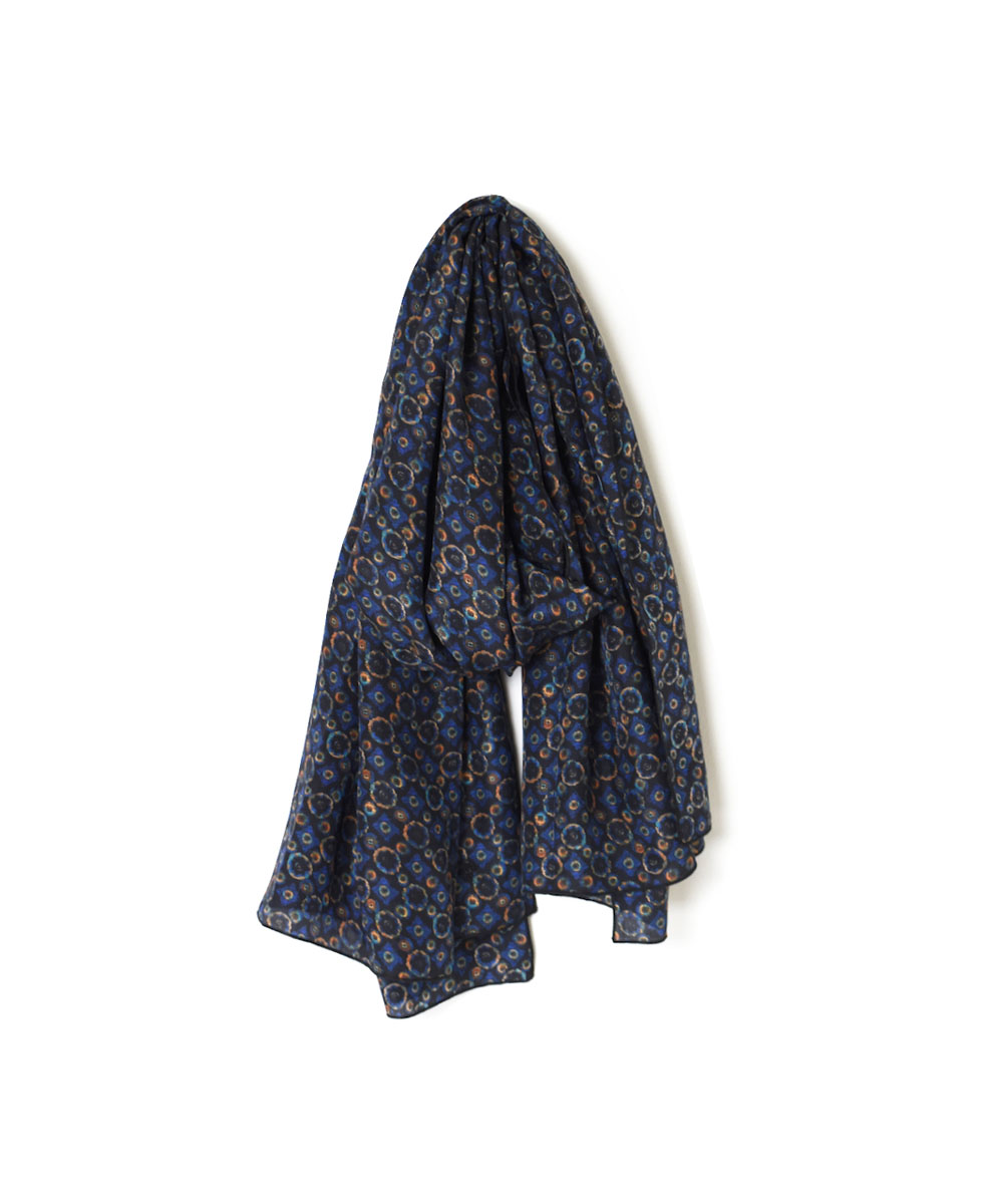 NMDS23543P (ストール) SILK PRINT STOLE