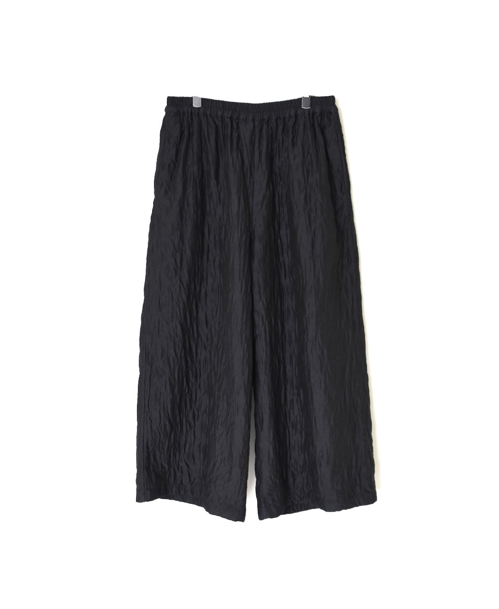 NMDS23523 (パンツ) QUILTED HANDWOVEN COTTON SILK PLAIN EASY PANTS