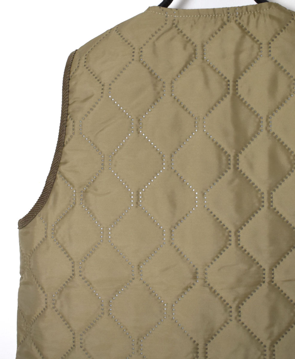 NAM1853PP (ベスト) POLYxPOLY HEAT QUILT NO COLLAR VEST