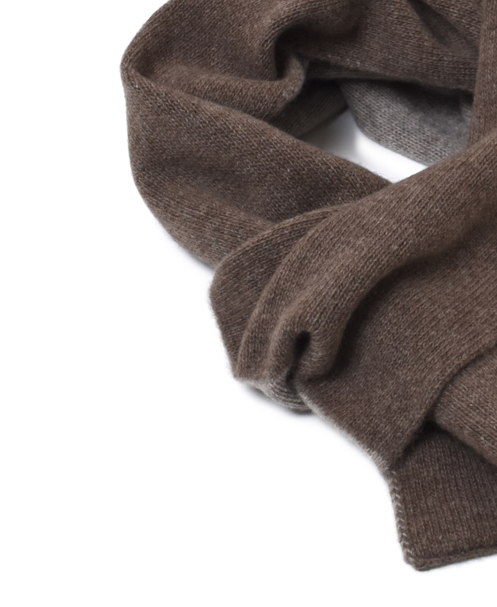 BAAM1961CB (スカーフ) WOOL/CASHMERE 2TONE LOOP SCARF│