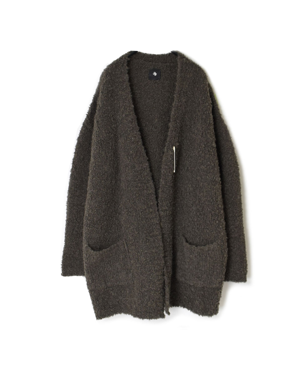 CNMDS2051A (カーディガン) BOUCLE V-NECK CARDIGAN WITH PIN│