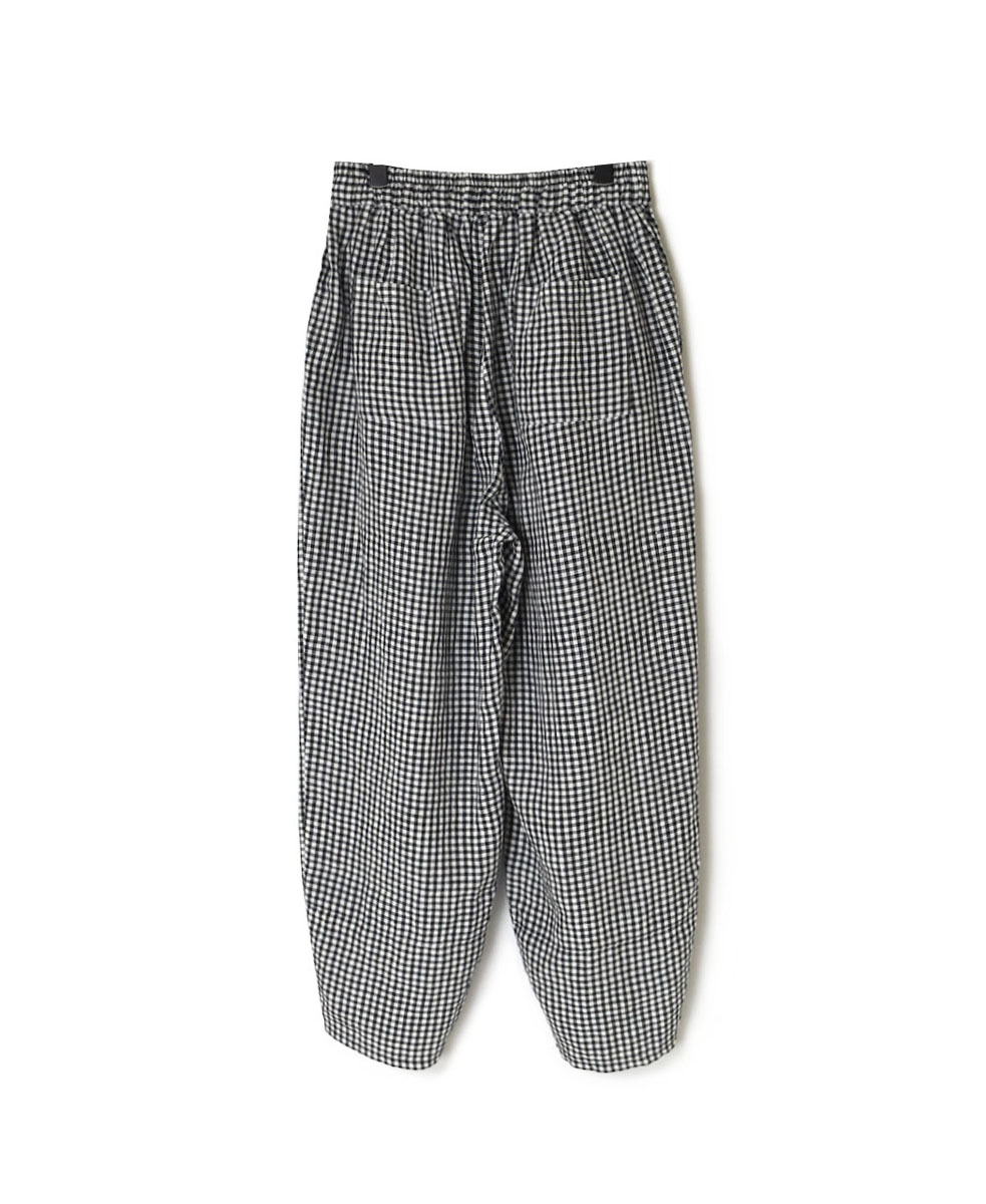 INSL24216 (パンツ) 60'S POWER LOOM LINEN GINGHAM CHECK EASY PANTS