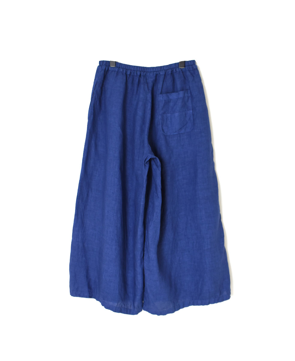 NAM2411LP (キュロット) LINEN PLAIN (OVERDYE) WRAP CULOTTES