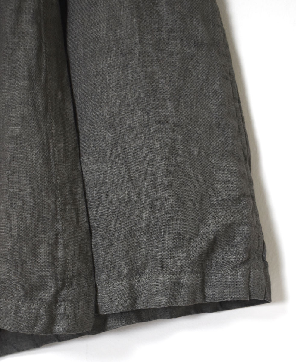 NAM2411LP (キュロット) LINEN PLAIN (OVERDYE) WRAP CULOTTES