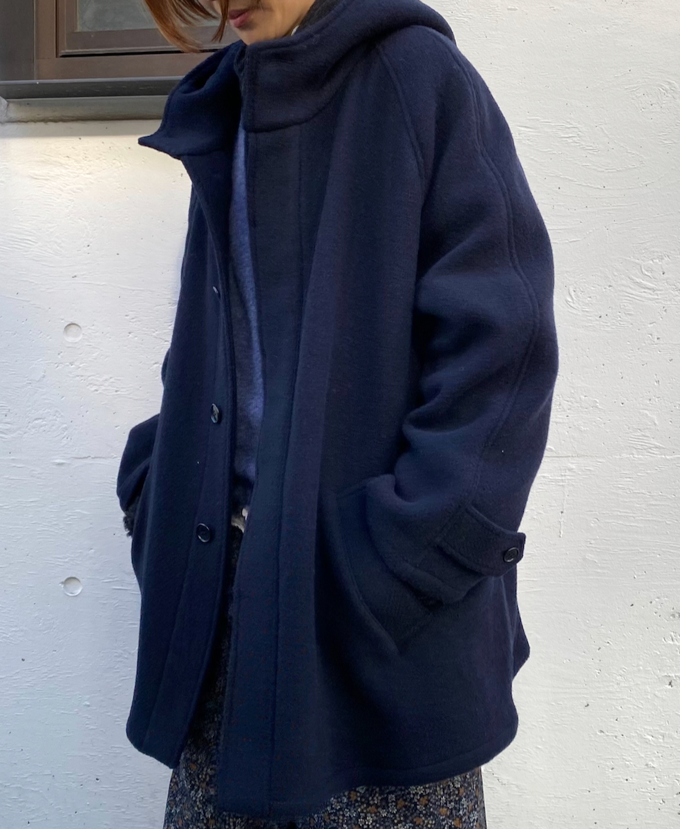 NHT2361WPR (コート) HEAVY WEIGHT WOOL TWILL HOODED SHORT COAT