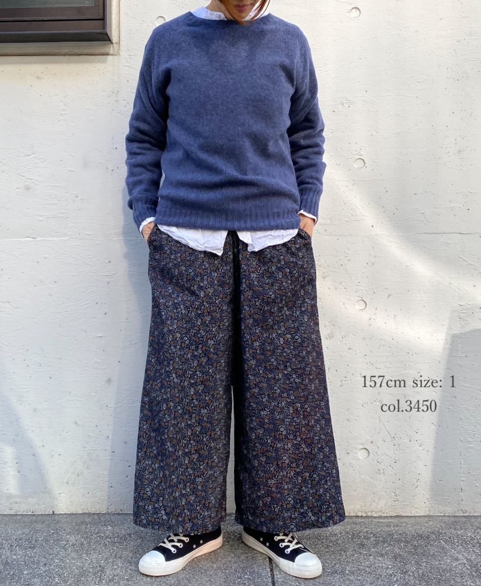 JNAMP1451 (ニット) GEELONG LAMBSWOOL CREW NECK SADDLE SHOULDER P/O