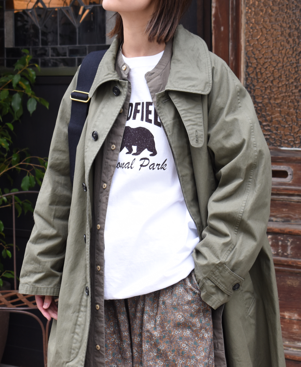 NHT2351DT (コート) HEAVY WEIGHT COTTON TWILL OVERDYE COTTON BALMACAAN COAT