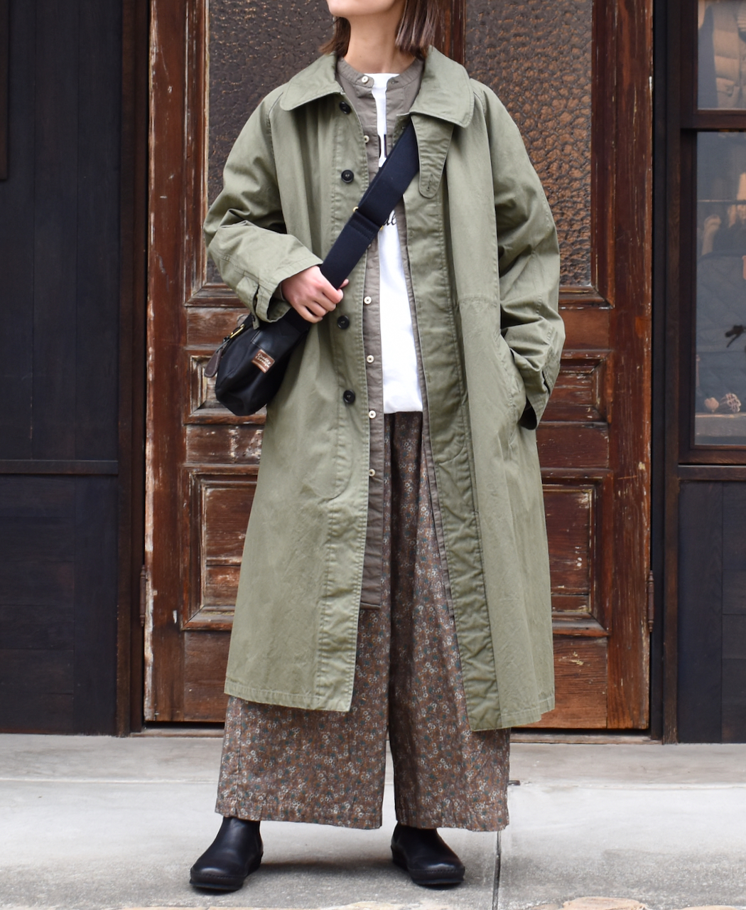 NHT2351DT (コート) HEAVY WEIGHT COTTON TWILL OVERDYE COTTON BALMACAAN COAT