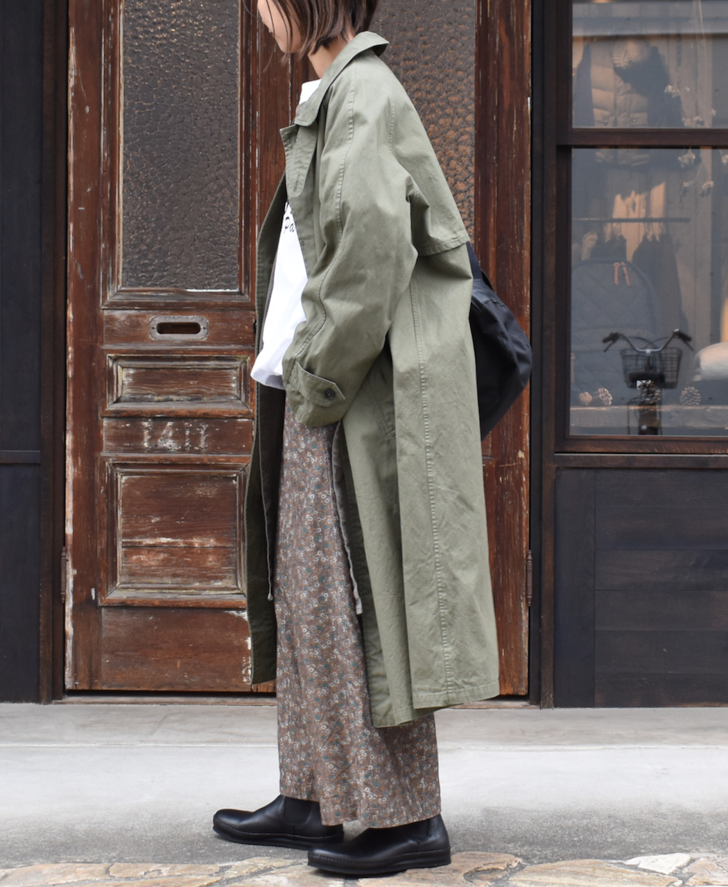 NHT2351DT (コート) HEAVY WEIGHT COTTON TWILL OVERDYE COTTON BALMACAAN COAT