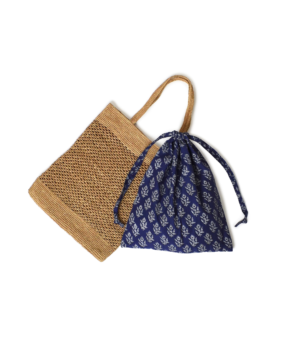 ●ANMDS2401(バッグ) RAFFIA TOTE BAG