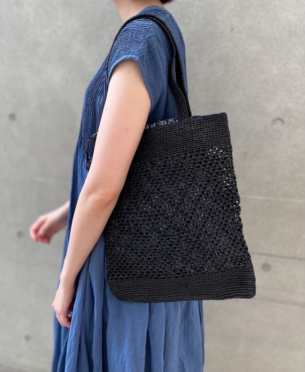 ANMDS2401(バッグ) RAFFIA TOTE BAG