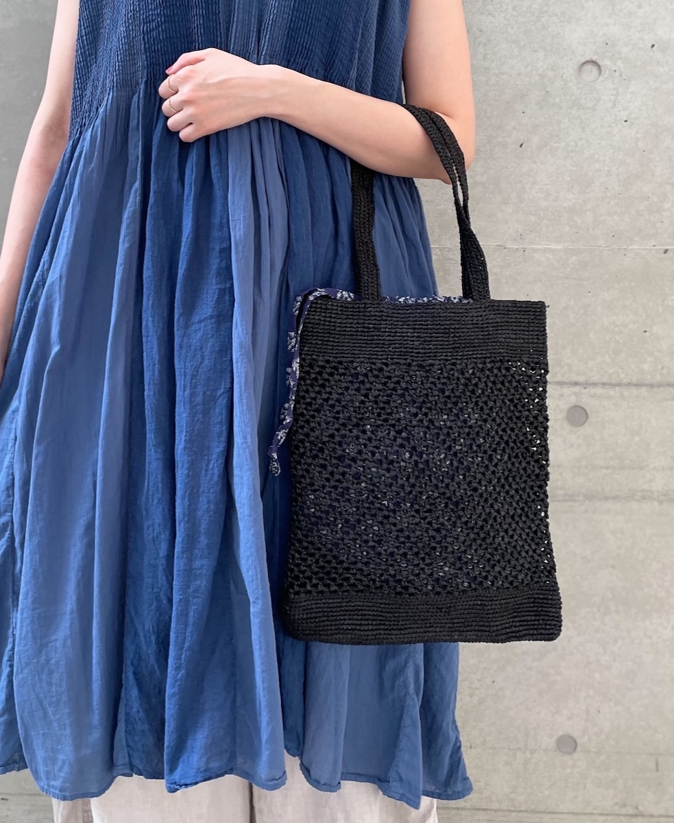 ANMDS2401(バッグ) RAFFIA TOTE BAG