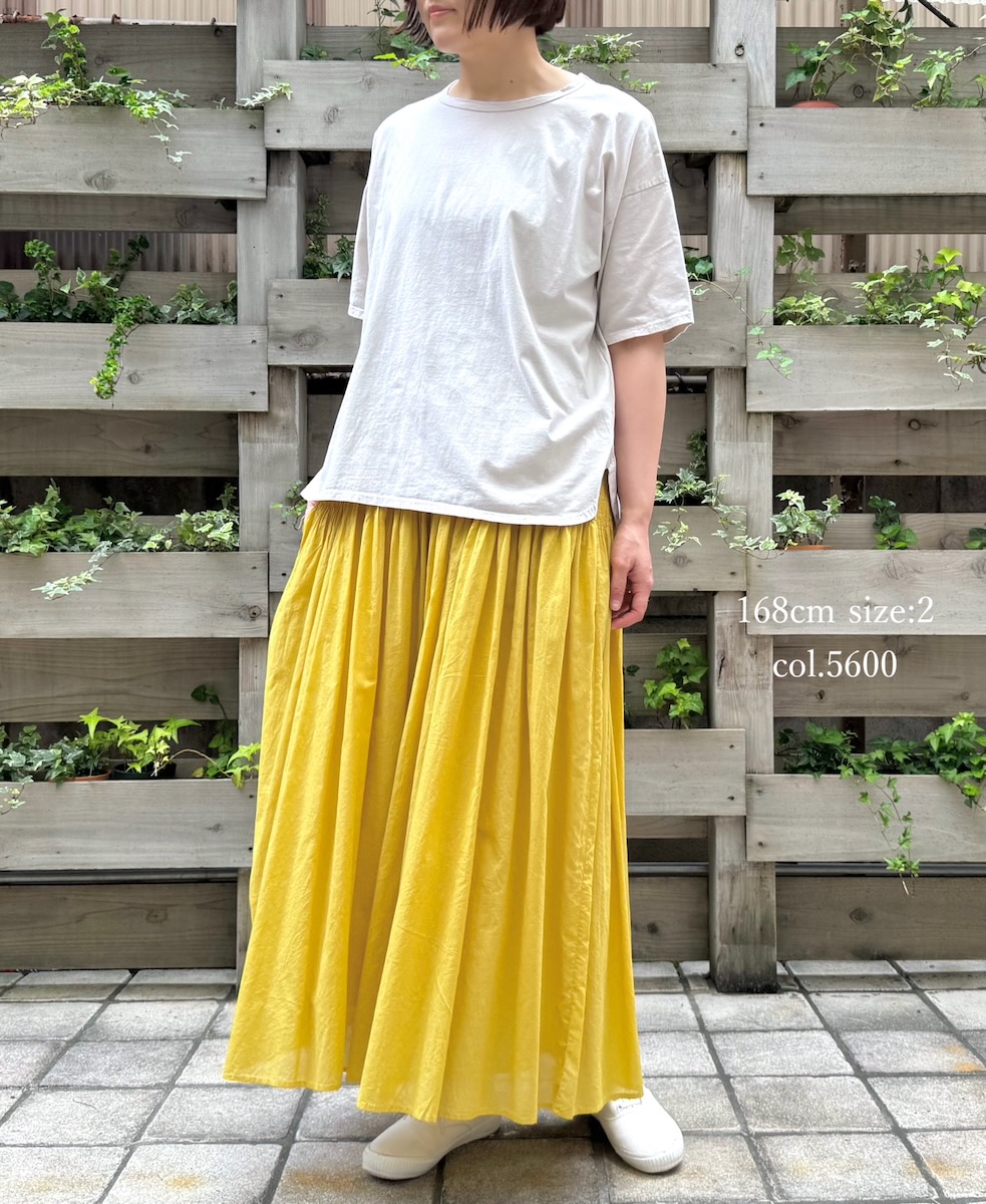 NMDS23125 (キュロット) 80'S ORGANIC VOILE PLAIN CULOTTES WITH MINI PINTUCK