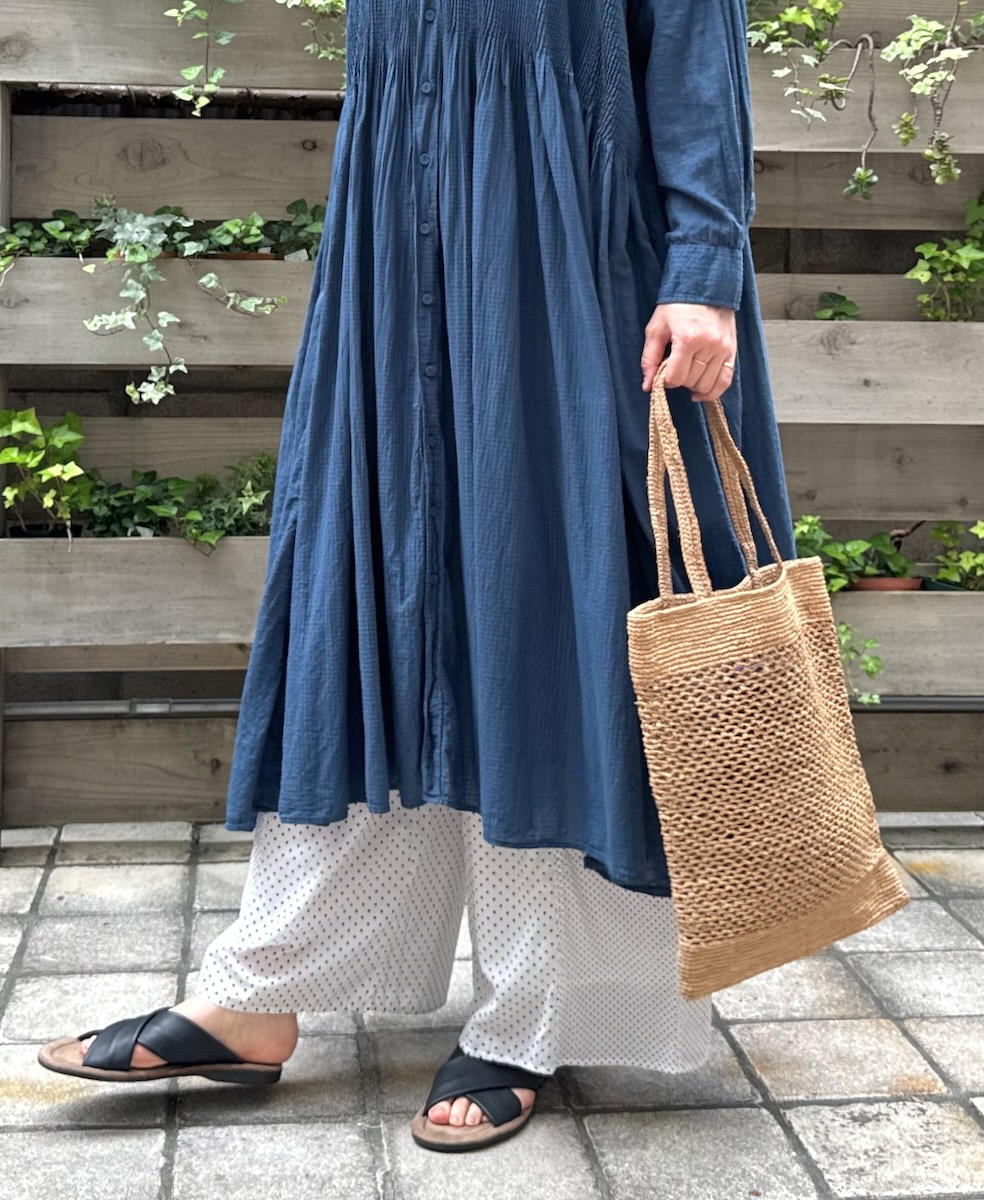 ANMDS2401(バッグ) RAFFIA TOTE BAG