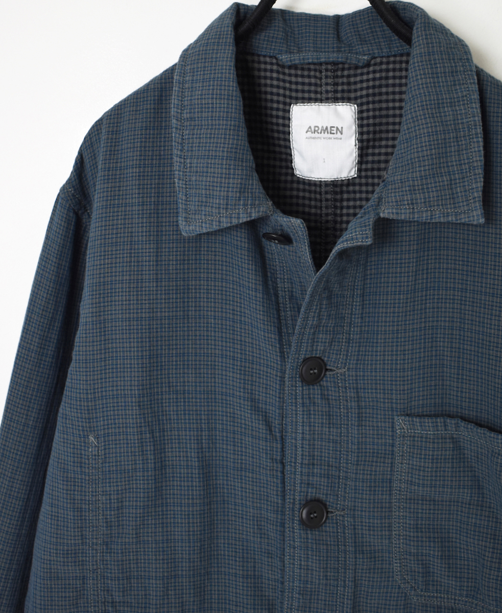 ISNAM2461(ジャケット) 60s COTTON DOUBLE FACE CHECK AUTHENTIC WORK JAKET