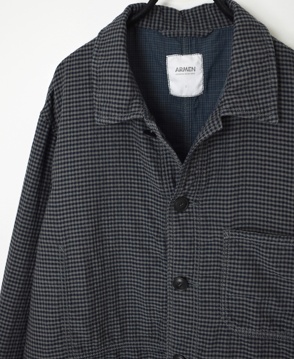 ISNAM2461(ジャケット) 60s COTTON DOUBLE FACE CHECK AUTHENTIC WORK JAKET