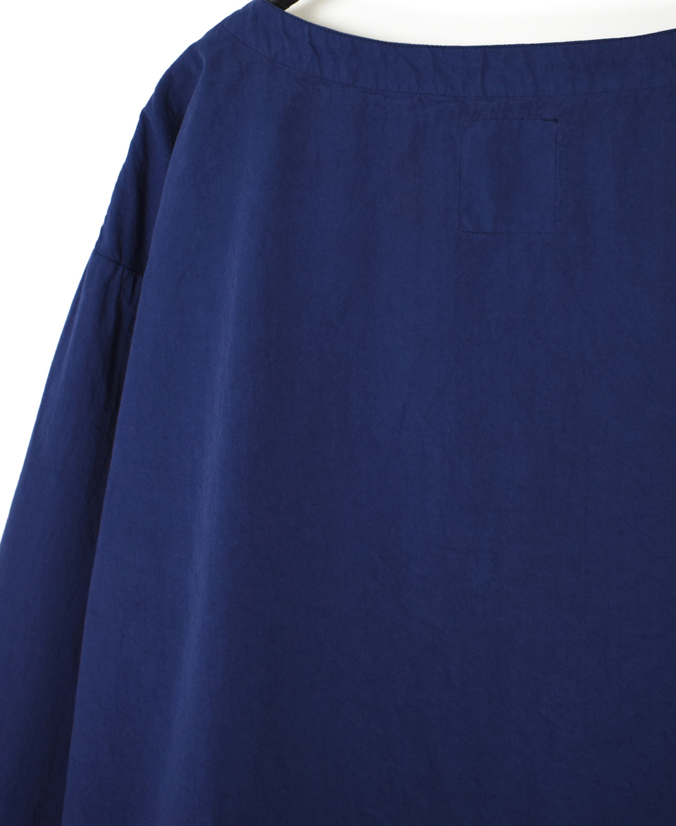 INAM2473PD(スモック) 40s POPLIN OVER DYED BOAT NECK SMOCK